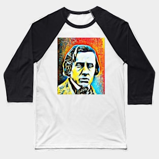 Frédéric Chopin Abstract Portrait | Frédéric Chopin Artwork 2 Baseball T-Shirt